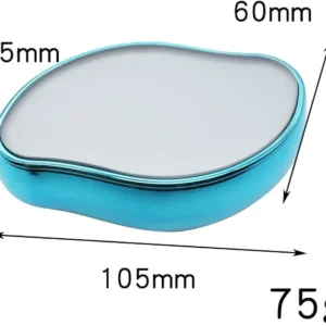 Painless Crystal Hair Eraser for Women， Silky Hair Remover， Magic Bleame Crystal Hair Remover for Arms Legs Body， Mini Exfoliation Hair Removal Epilators Tool Soft Smooth Silky Skin (Blue) - Image 3