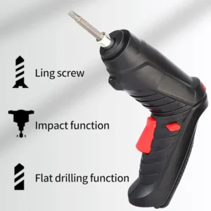 AUTUUCKEE Cordless Electric Screwdriver Set, 48pcs Cordless Rechargeable Electric Screwdriver Cordless with LED Light, Power Screwdriver for Daily Home - Image 4
